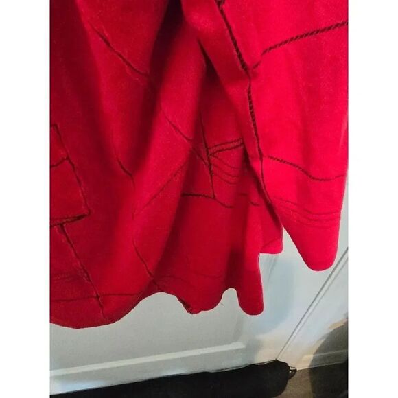 Ali Miles Red Blouse Large - Picture 8 of 9